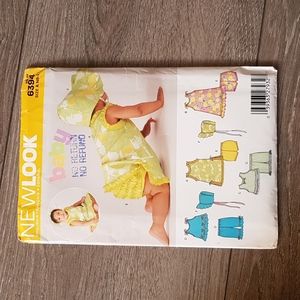 2 for $15 New Look 6394 Baby Bonnet Outfits